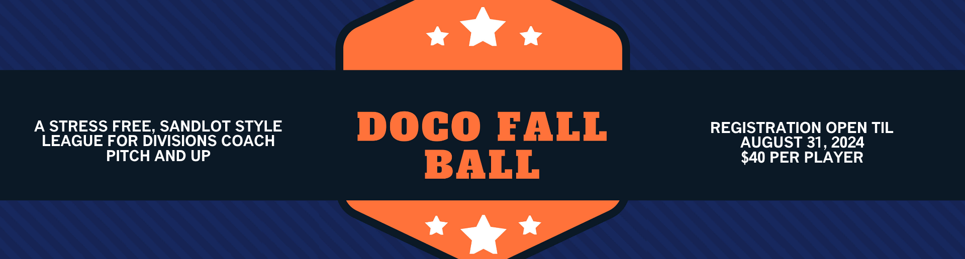 Fall Ball Registration is OPEN!